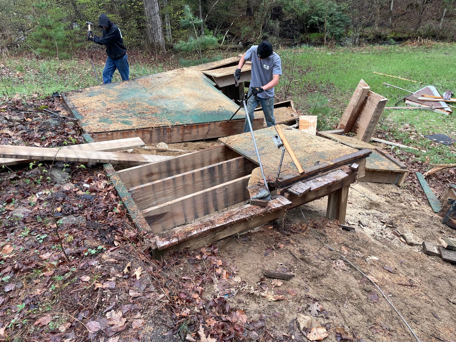 Gallery photos for Screened Porch Removal Deck Demo and Property Cleanup in West Fort Ann: Image #4