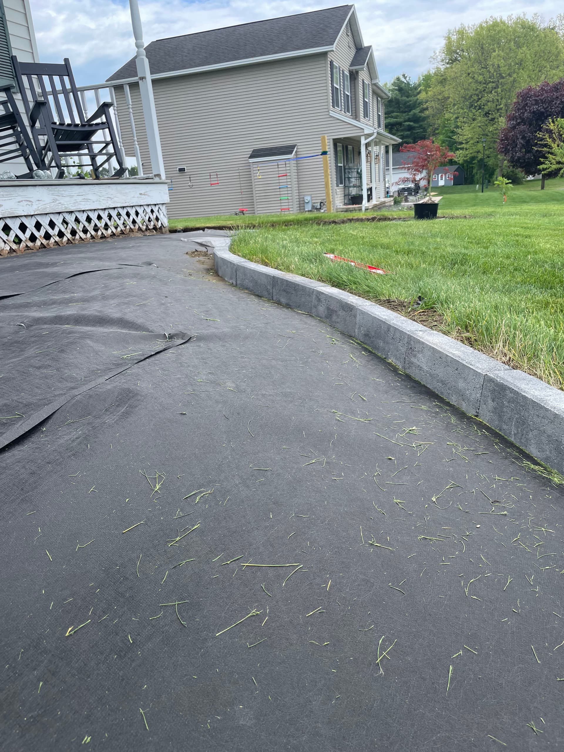 Gallery photos for Front Yard Landscape Bed Rip-Out and Rebuild in South Glens Falls: Image #9
