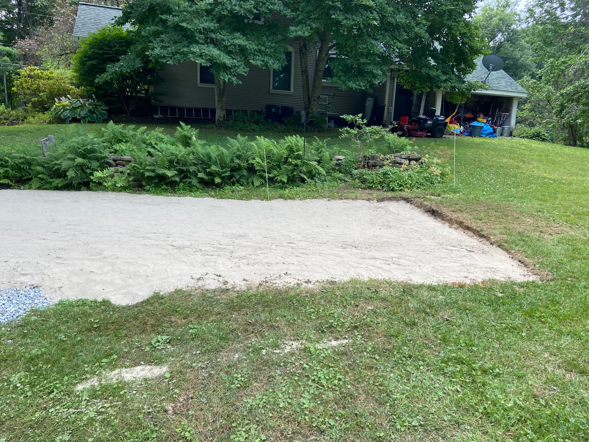 Gallery photos for Pool Pad Base Prep Done Right in Greenfield Center: Image #1