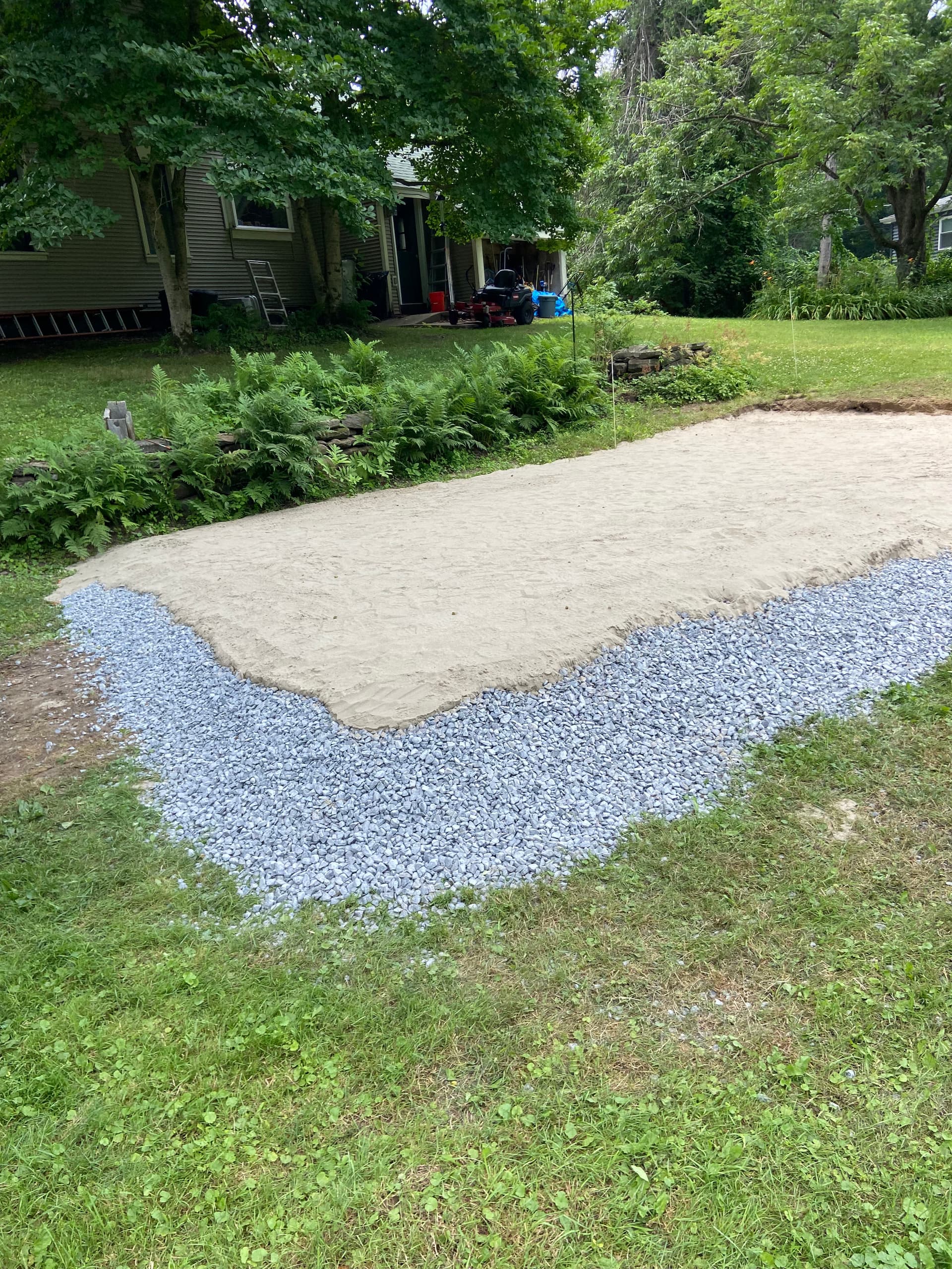 Gallery photos for Pool Pad Base Prep Done Right in Greenfield Center: Image #2