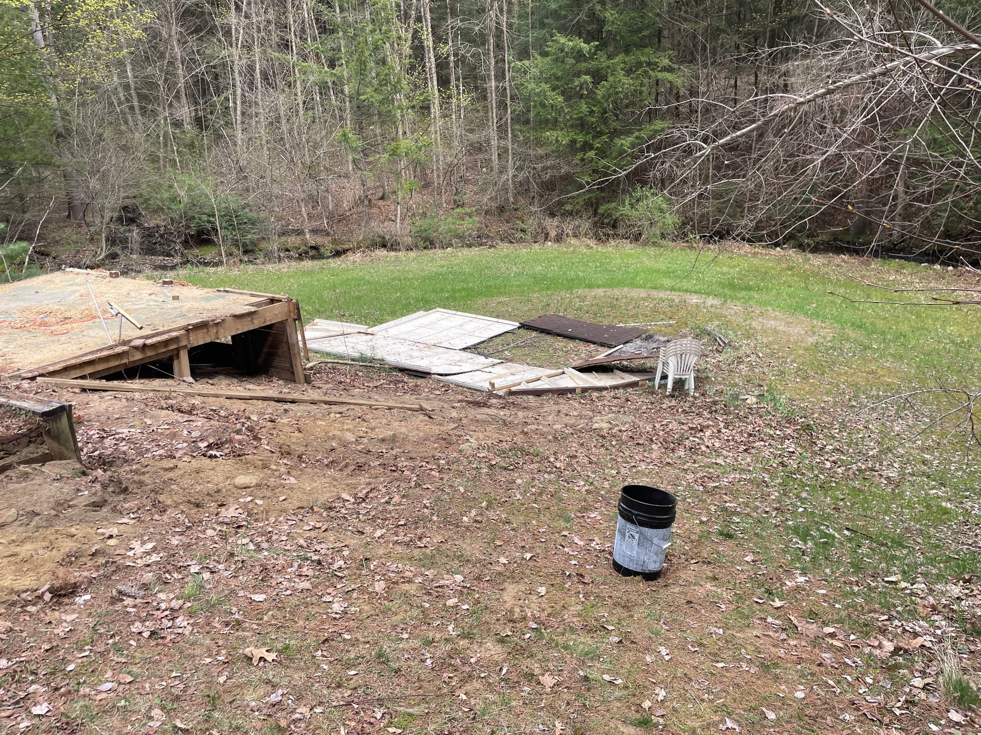 Gallery photos for Screened Porch Removal Deck Demo and Property Cleanup in West Fort Ann: Image #3