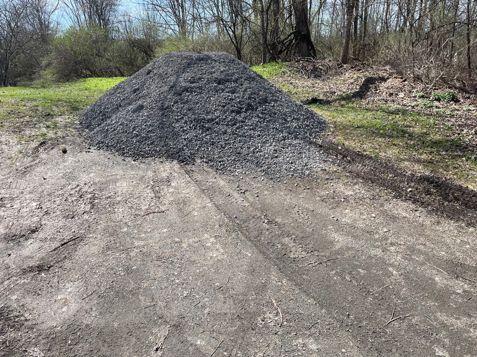 Gallery photos for Stone Driveway Upgrade in Progress in Comstock NY: Image #2