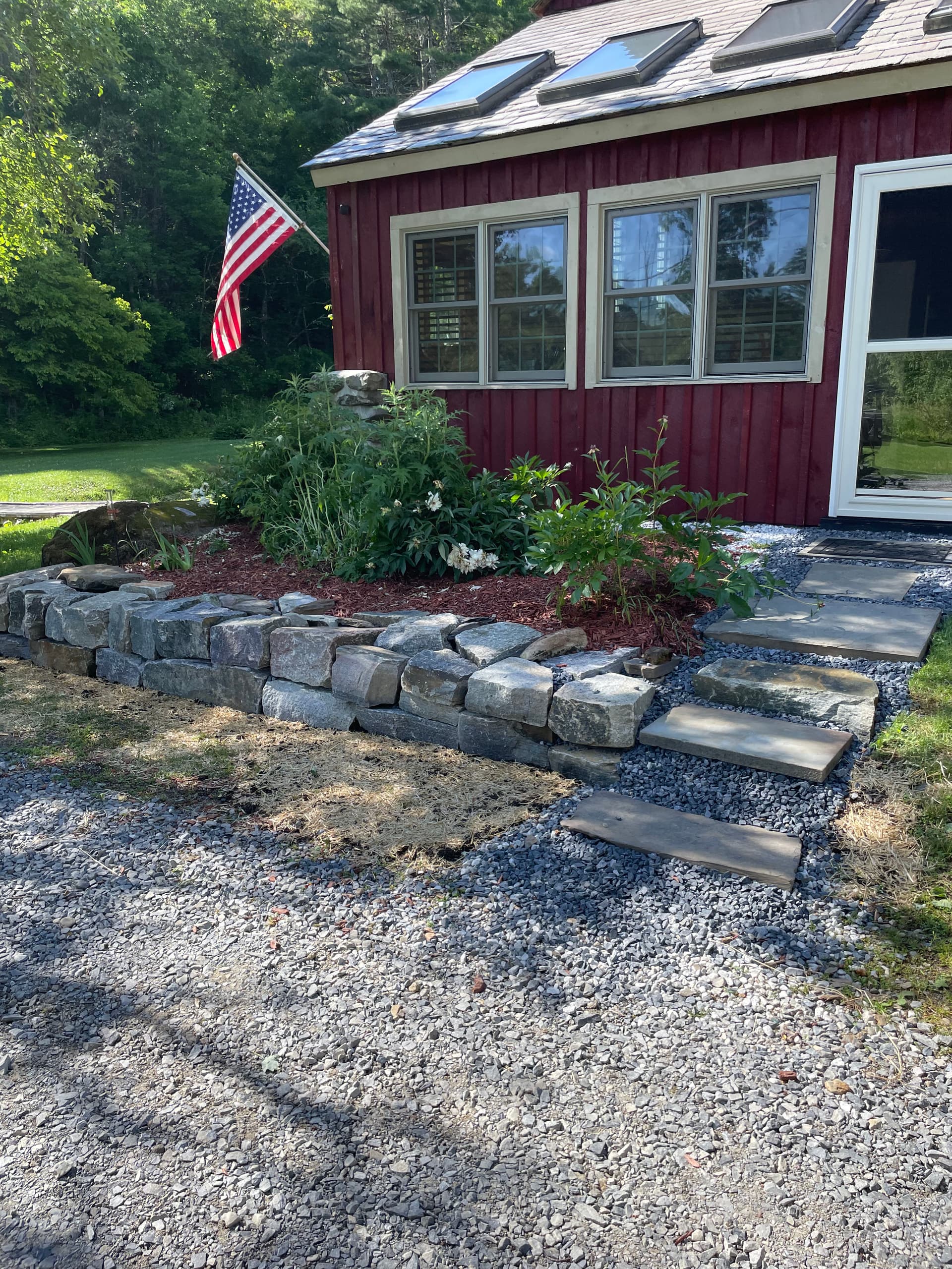 Gallery photos for Failing Retaining Wall Torn Out and Rebuilt Right in Argyle NY: Image #7
