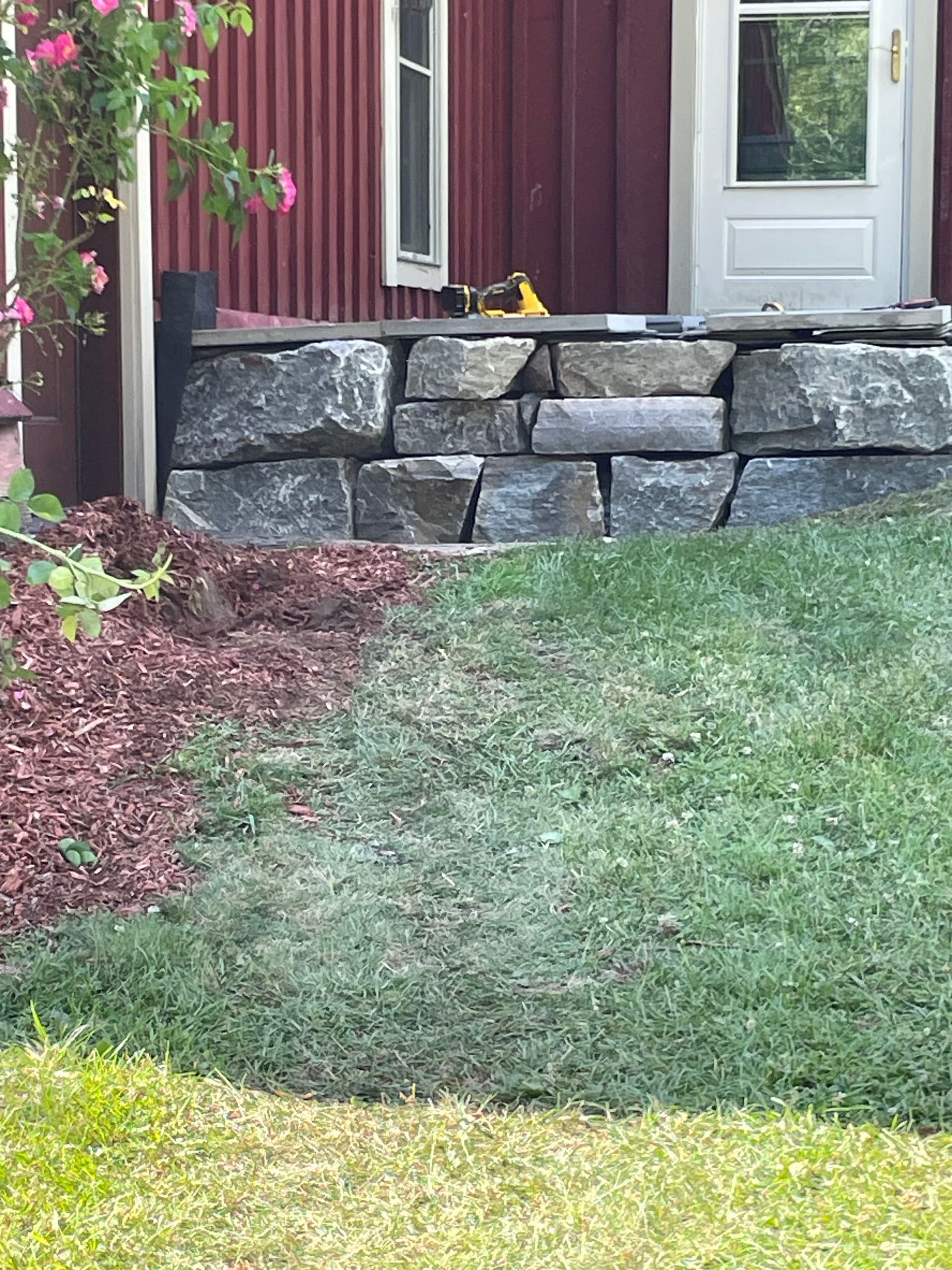 Gallery photos for Failing Retaining Wall Torn Out and Rebuilt Right in Argyle NY: Image #8