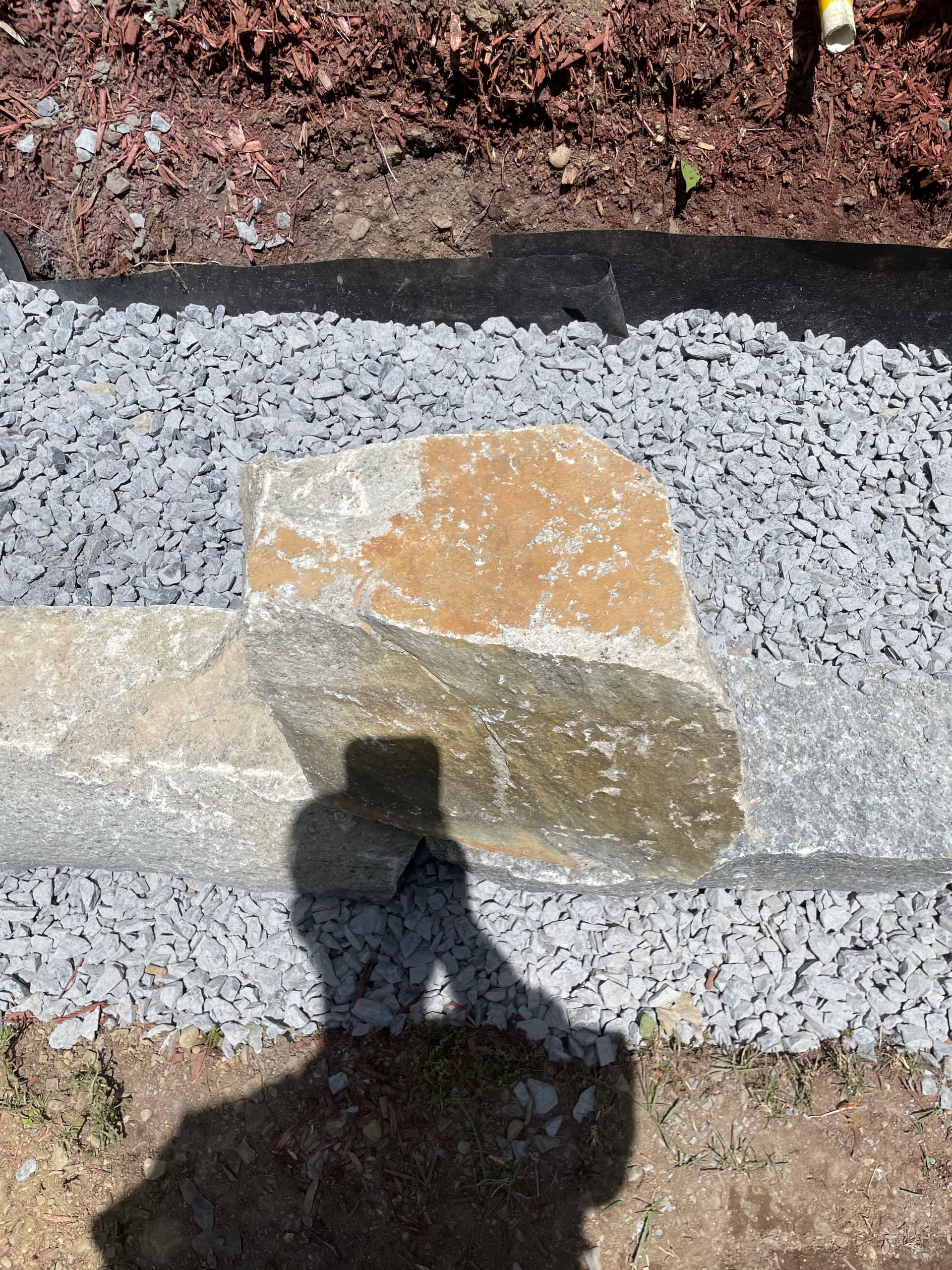 Gallery photos for Failing Retaining Wall Torn Out and Rebuilt Right in Argyle NY: Image #5